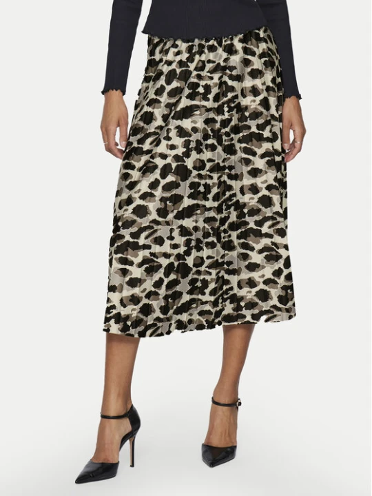 Foto del prodotto Vila Gonna plissettata Nitban Print 14068477 Beige Regular Fit