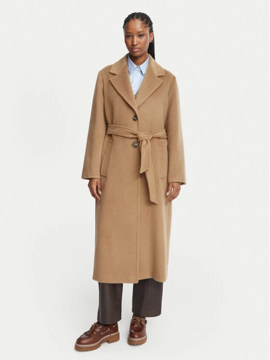 Foto del prodotto Weekend Max Mara Cappotto di lana Bronte 2625016112 Marrone chiaro Regular Fit