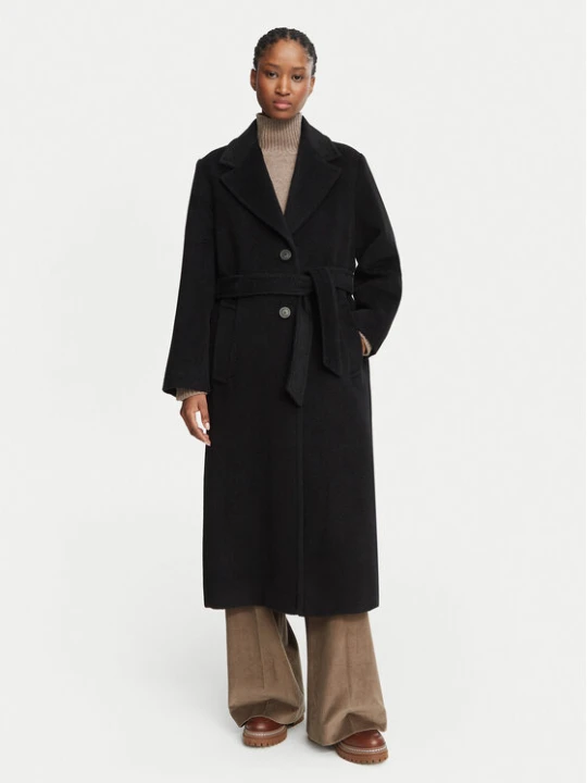 Foto del prodotto Weekend Max Mara Cappotto di lana Bronte 2625016112 Nero Regular Fit