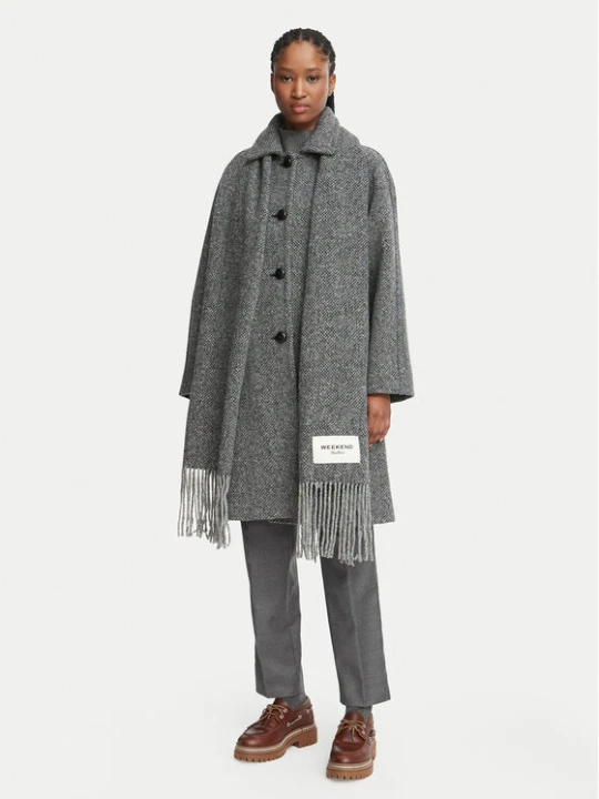 Foto del prodotto Weekend Max Mara Cappotto di lana Latino 2625016032 Grigio Regular Fit