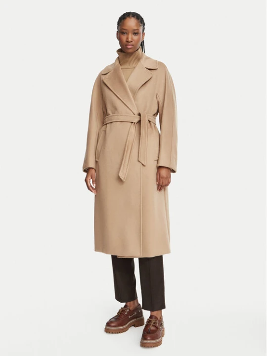 Foto del prodotto Weekend Max Mara Cappotto di lana Resina 2625016102 Marrone chiaro Regular Fit