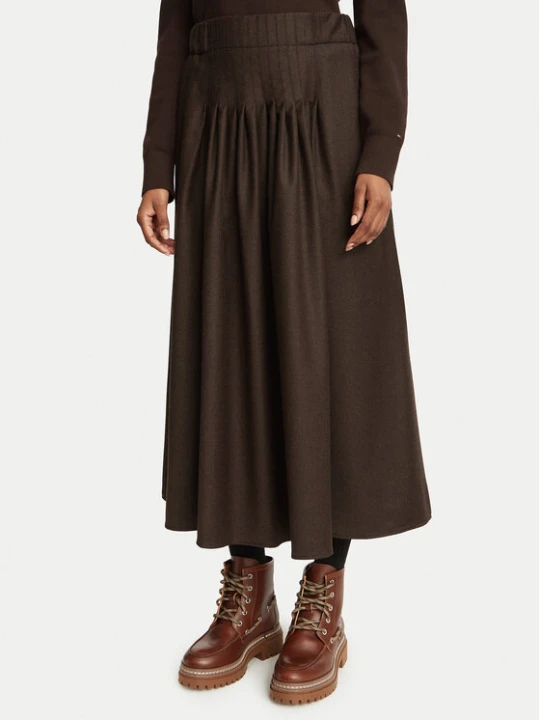 Foto del prodotto Weekend Max Mara Gonna midi Ovest 2625106032 Marrone Regular Fit