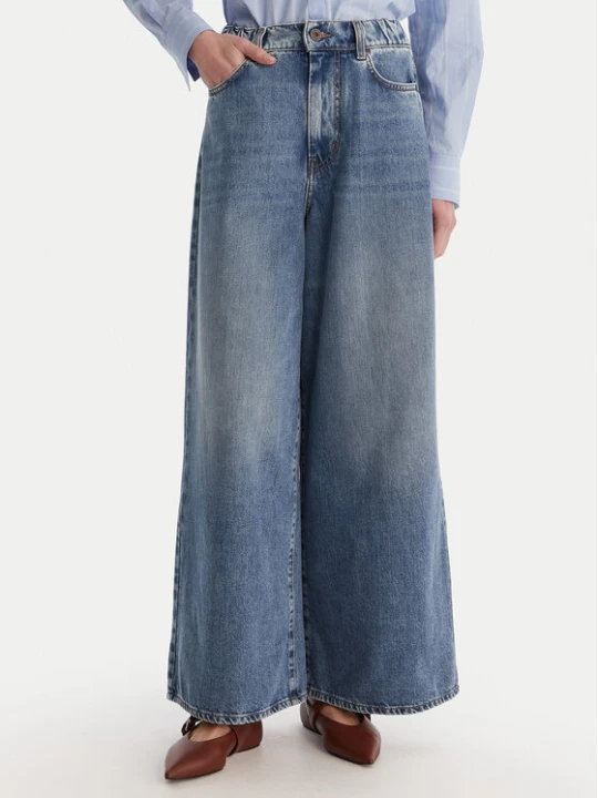 Foto del prodotto Weekend Max Mara Jeans Abete 2615181101 Blu scuro Wide Leg