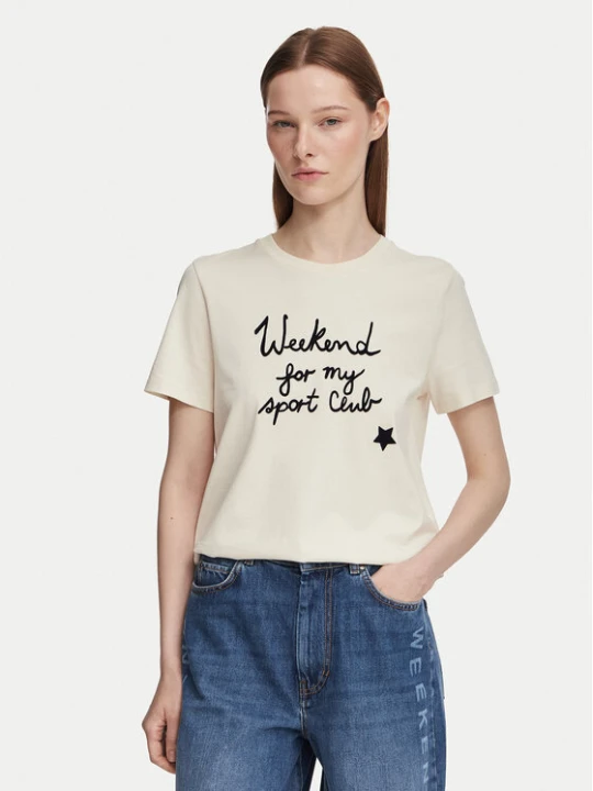 Foto del prodotto Weekend Max Mara T-shirt Edison 2625976041 Crema Regular Fit