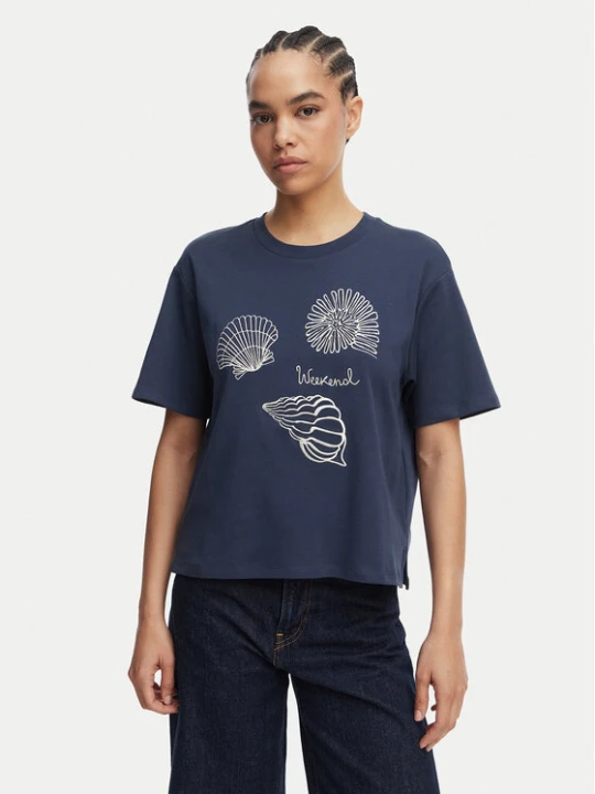 Foto del prodotto Weekend Max Mara T-shirt Sabato 2615941112 Blu scuro Regular Fit