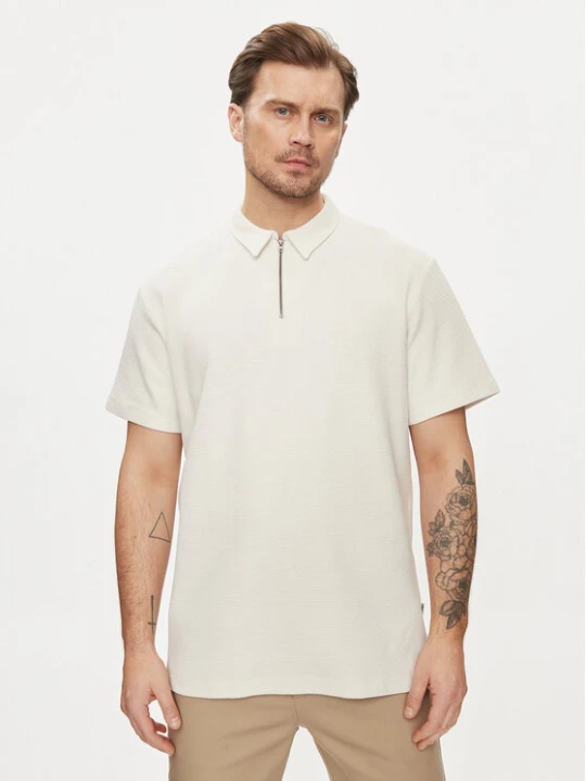 Foto del prodotto Wrangler Polo Rugby 112350413 Écru Relaxed Fit Crema