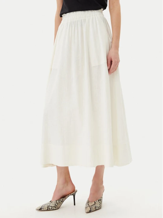 Foto del prodotto YAS Gonna maxi Flaxy 26036370 Bianco Regular Fit