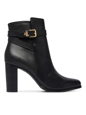 Foto del prodotto LAUREN RALPH LAUREN Stivaletti Brooke II Calfskin Bootie Heel 802974475004 Nero