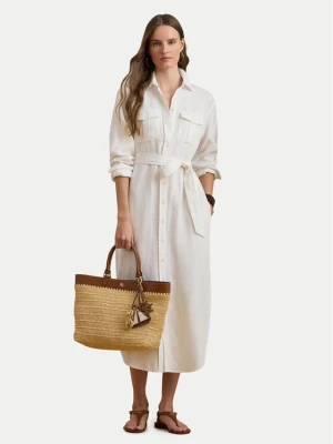 Foto del prodotto LAUREN RALPH LAUREN Vestito chemisier 200P13685001 Écru Regular Fit Crema