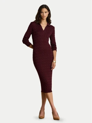 Foto del prodotto LAUREN RALPH LAUREN Vestito di maglia 200B34422003 Bordeaux Slim Fit