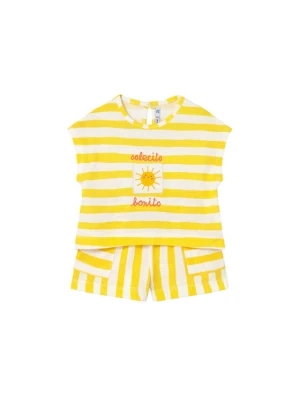 Foto del prodotto Mayoral Completo T-shirt e pantaloncini 1208 Giallo Regular Fit