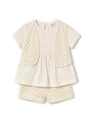 Foto del prodotto Mayoral Completo T-shirt e pantaloncini 1239 Beige Regular Fit