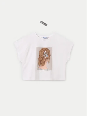 Foto del prodotto Mayoral T-shirt 6021 Écru Relaxed Fit Crema