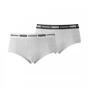 Foto del prodotto Mini pantaloncini PUMA Donna in confezione da 2, Abbigliamento, Grigio Gray