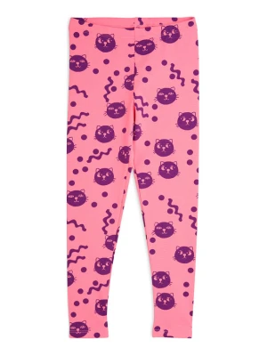 Foto del prodotto MINI RODINI Leggings Squiggly Cats 2513011728 Rosa Slim Fit