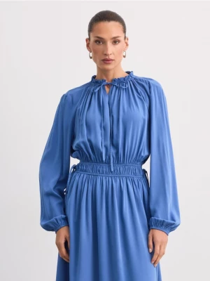 Foto del prodotto Mohito - Abito midi con allacciatura - azzurro