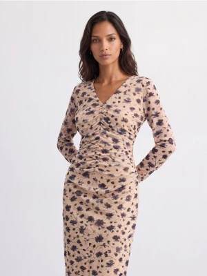 Foto del prodotto Mohito - Abito midi con arricciatura - beige