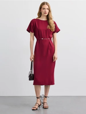 Foto del prodotto Mohito - Abito midi con cintura - maroon