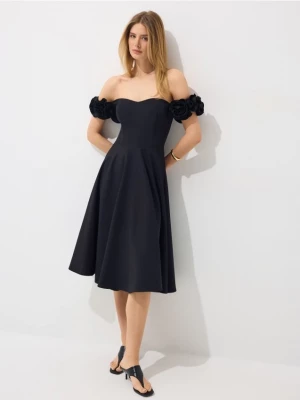 Foto del prodotto Mohito - Abito midi con spalle scoperte - nero
