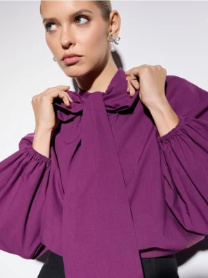 Foto del prodotto Mohito - Blusa con allacciatura - viola scuro