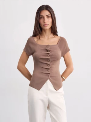 Foto del prodotto Mohito - Blusa con bottoni - caffè