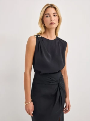Foto del prodotto Mohito - Blusa con fibbia decorativa - nero