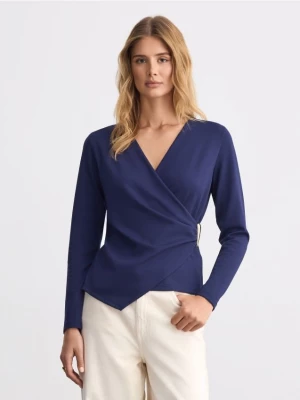 Foto del prodotto Mohito - Blusa con incrocio - blu scuro