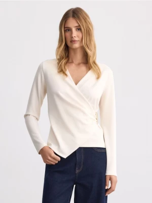 Foto del prodotto Mohito - Blusa con incrocio - panna