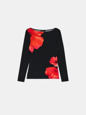 Foto del prodotto Mohito - Blusa con motivo floreale - nero
