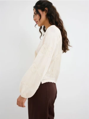 Foto del prodotto Mohito - Blusa con ricamo decorativo - beige