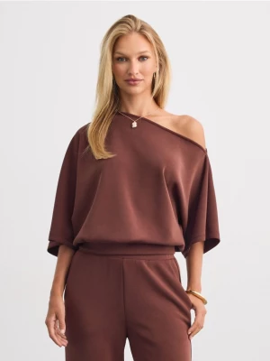 Foto del prodotto Mohito - Blusa con scollo asimmetrico - marrone