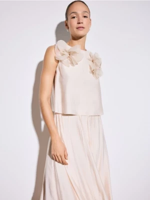 Foto del prodotto Mohito - Blusa con stampa farfalle - nude
