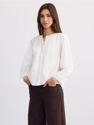 Foto del prodotto Mohito - Blusa in misto lyocell - bianco