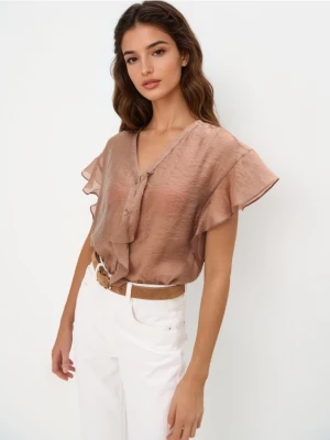 Foto del prodotto Mohito - Blusa in misto lyocell - caffè