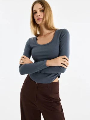 Foto del prodotto Mohito - Blusa in misto lyocell - grigio scuro