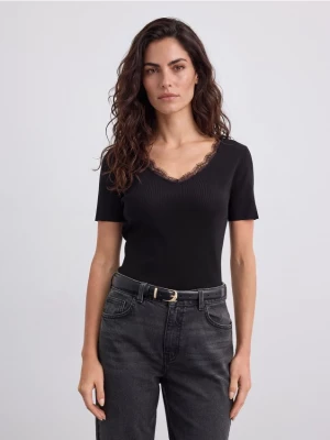 Foto del prodotto Mohito - Blusa leggera con pizzo - nero