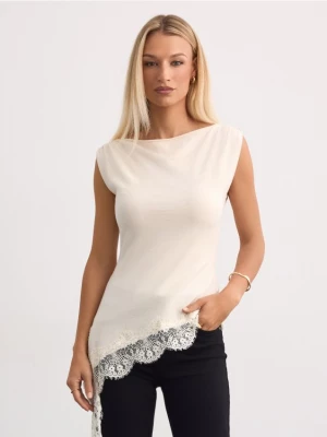Foto del prodotto Mohito - Blusa leggera con pizzo - nude
