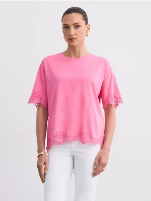 Foto del prodotto Mohito - Blusa leggera con pizzo - rosa shocking