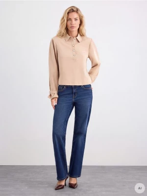 Foto del prodotto Mohito - Blusa semplice con colletto - beige