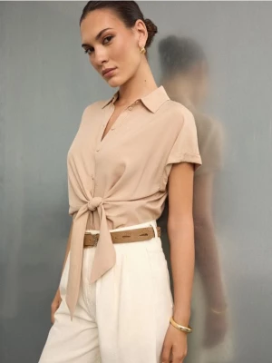 Foto del prodotto Mohito - Camicia con allacciatura - beige
