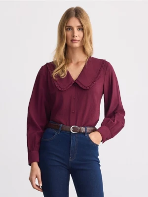 Foto del prodotto Mohito - Camicia con colletto decorativo - mogano