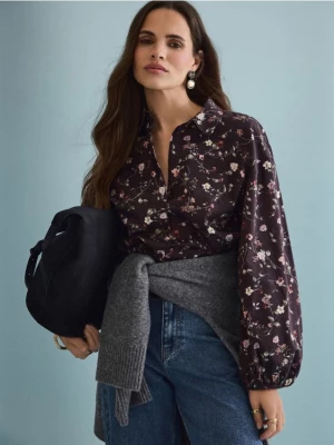 Foto del prodotto Mohito - Camicia floreale - marrone scuro