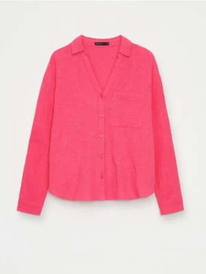 Foto del prodotto Mohito - Camicia in misto cotone con dettagli ricamati - rosa shocking