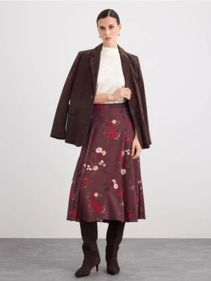 Foto del prodotto Mohito - Gonna midi a fiori - maroon