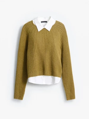 Foto del prodotto Mohito - Maglione con camicia - verde oliva caldo