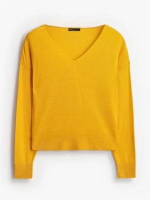 Foto del prodotto Mohito - Maglione con scollo a V - ambra