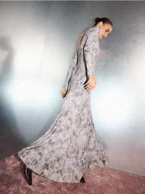 Foto del prodotto Mohito - Maxi abito con filato metallizzato - beige