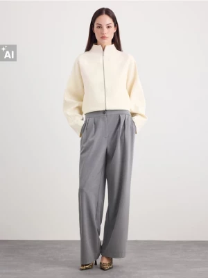 Foto del prodotto Mohito - Pantaloni a vita alta con gamba larga - grigio scuro