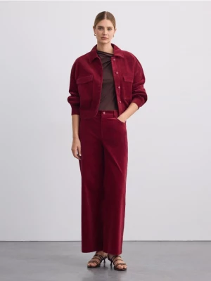 Foto del prodotto Mohito - Pantaloni a vita alta con gamba larga - maroon