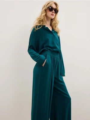 Foto del prodotto Mohito - Pantaloni wide leg - verde petrolio